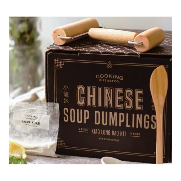 Bamboo Steamer Basket Soup Dumpling Kit Dough Roller, Spoon, Liners & More - Picture 1 of 4